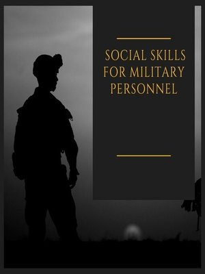 cover image of Social skills for military personnel